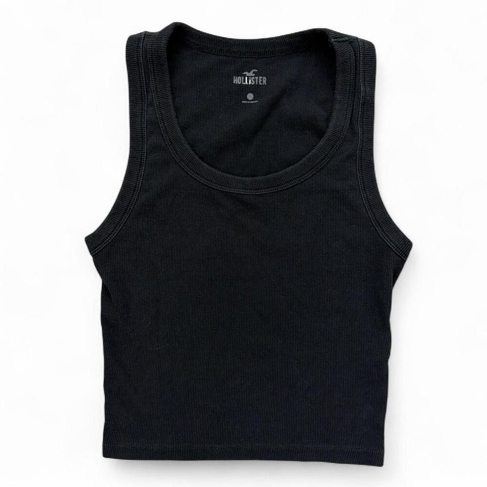 Black Hollister Co. Ribbed Tank Top